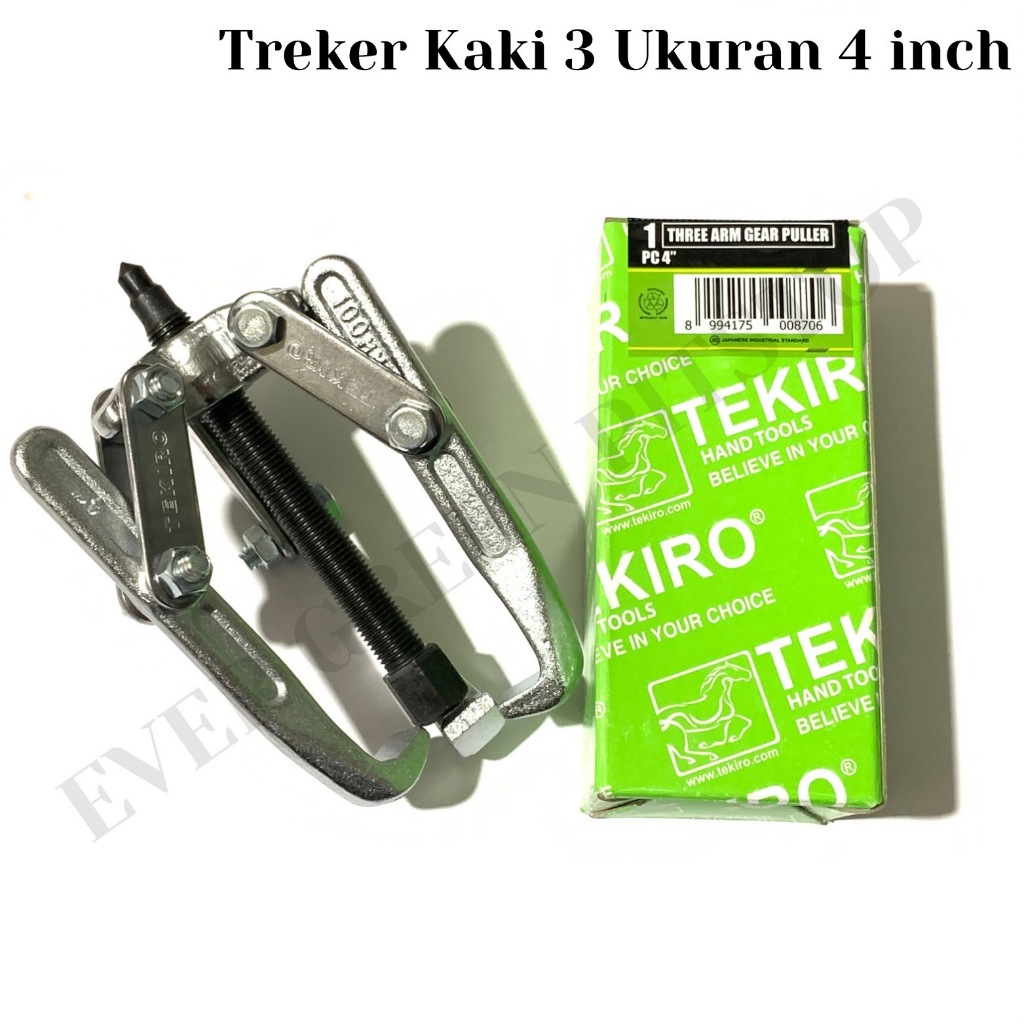 TEKIRO Treker bearing 4" Kaki Tiga Bearing Puller alat pembuka bongkar buka tarik Laher UNIVERSAL