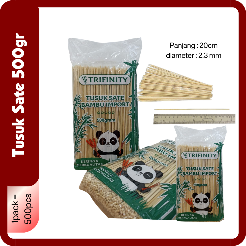 Tusuk Sate 1 pack| Tusuk Sate 500gr | Tusuk Sate Premium