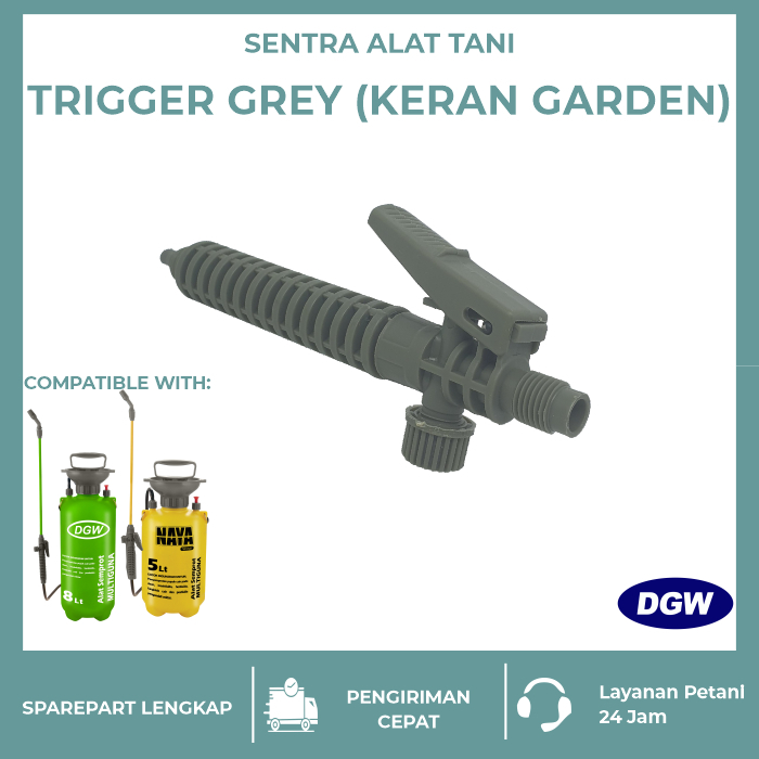 Sparepart Garden TRIGGER GREY Keran Tangki Kebun Abu abu