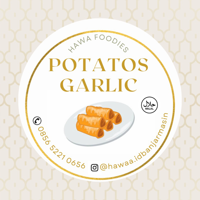 

POTATOS WITH GARLIC SAUCE BY HAWAFOODIES
