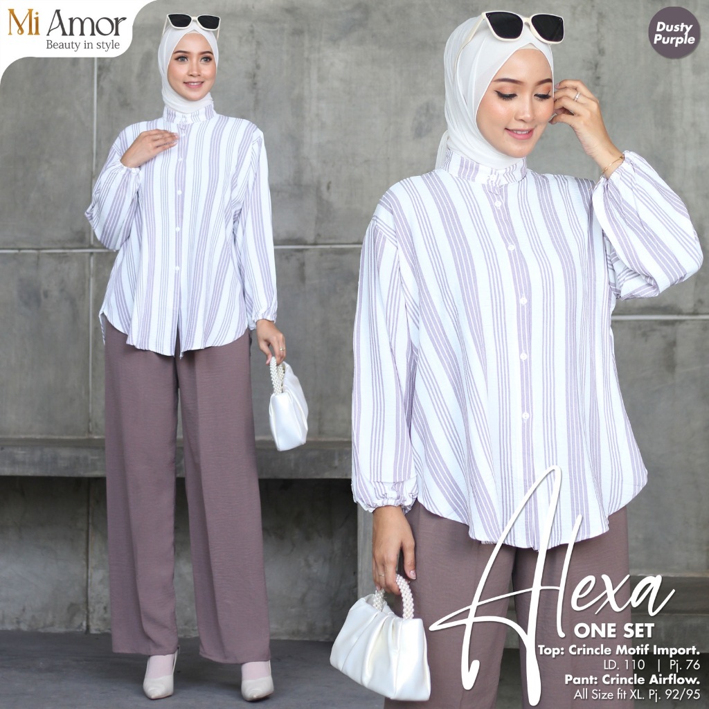 ALEXA ONE SET DRESS MAXY GAMIS MUKENA KIDS ORI MI AMOR