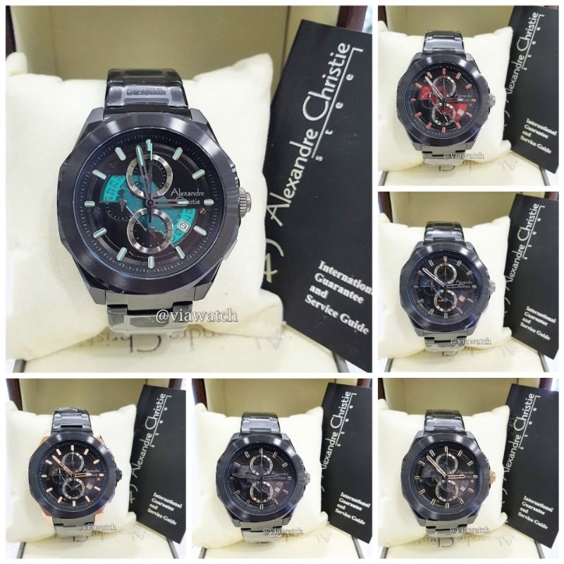 Jam Tangan Pria Alexandre Christie Ac6645 Ac 6645