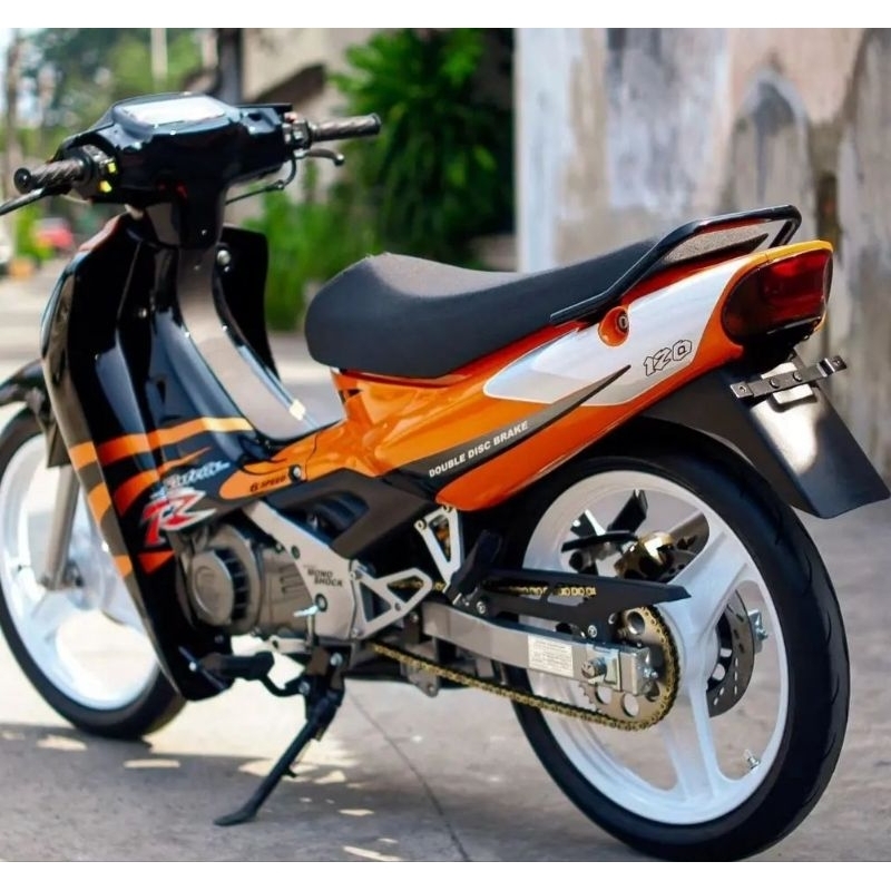 Striping Lis sticker standar ORI suzuki satria r orange sticker satria lumba oren striping satria r 