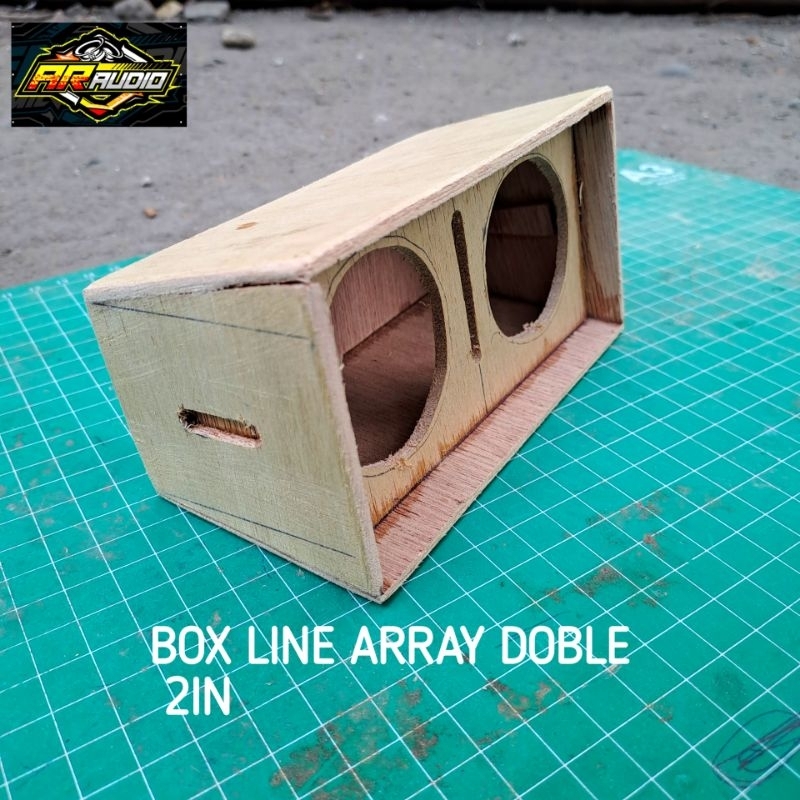 BOX LINE ARAI DOBEL UNTUK SOUND MINIATUR SPIKER 2IN-4IN BAHAN MULTIPLEK 5MM-9MM
