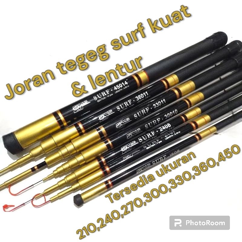 JORAN PANCING TEGEG SURF LENTUR KUAT RUAS PENDEK 40CM