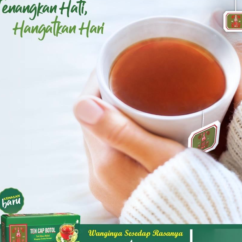 

Best Terlaris Teh Celup Cap Botol Hijau Aroma Melati 25 Bags -Tea Bag | TnT Beauty Shop Murah