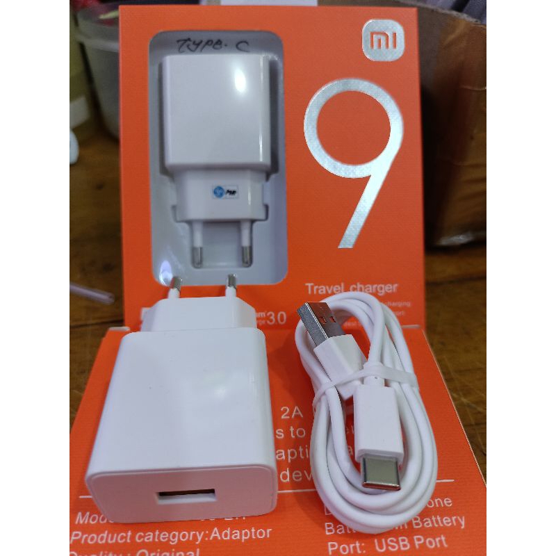 Charger type c xiaomi/ Charger xiaomi redmi type c/ Casan xiaomi / Pengecas hp xiaomi type c ori 99%