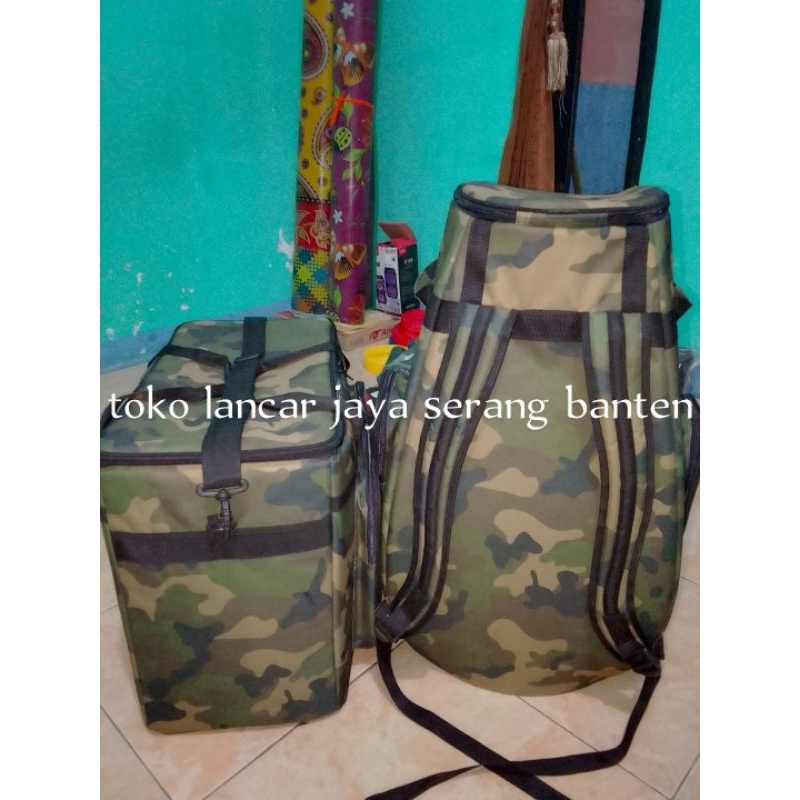 1set tas rampak jaipong tas kendang jaipong motif army tas rampak kendang
