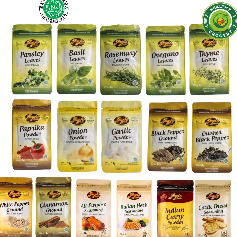 

➡✷ Jay's Pouch All Varian / Jays / Bumbu Dapur / Jays / Jay / Bumbu Masak / Herb / Seasoning / oregano / parsley