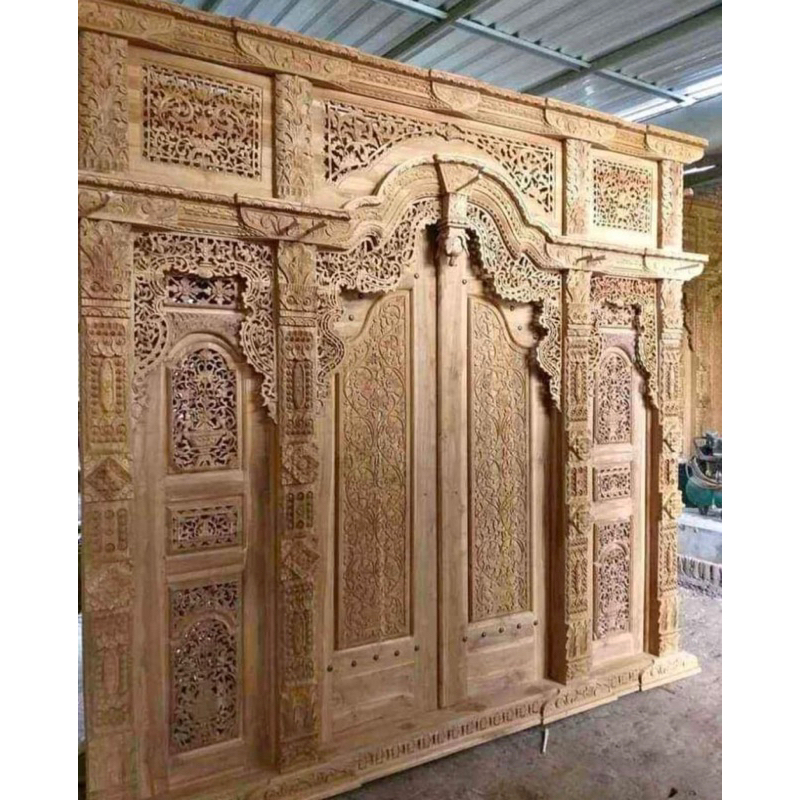 pintu ukir gebyok jawa 2,5meter