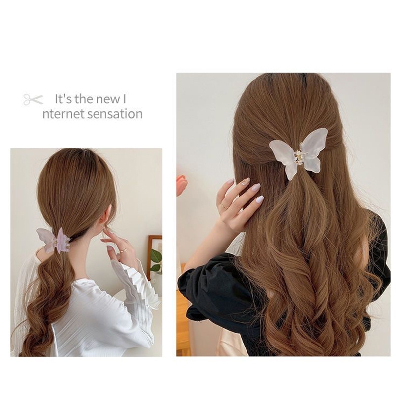 MAdley Hairpin Lucu Jepit Rambut Kupu Kupu Bentuk Butterfly Cantik Wanita Korea Anak &amp; Dewasa ACC23