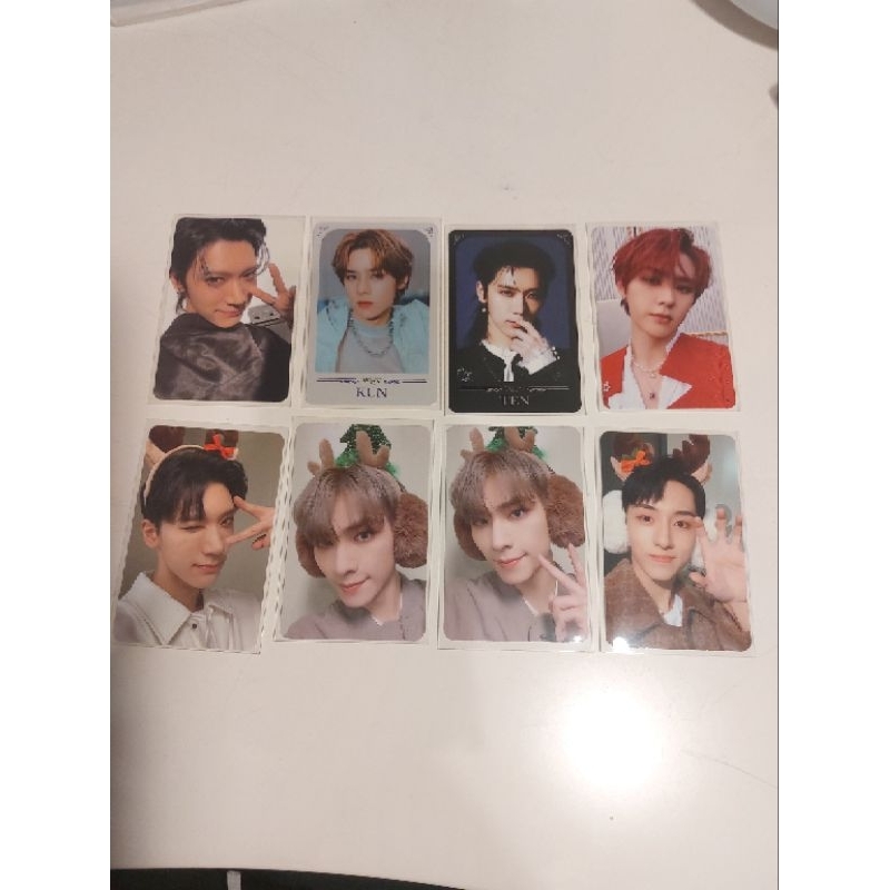 WAYV PINK CHRISTMAS PHANTOM TRADING CARD PC TC SELCA KONSEP CONCEPT NCT KUN TEN WINWIN XIAOJUN