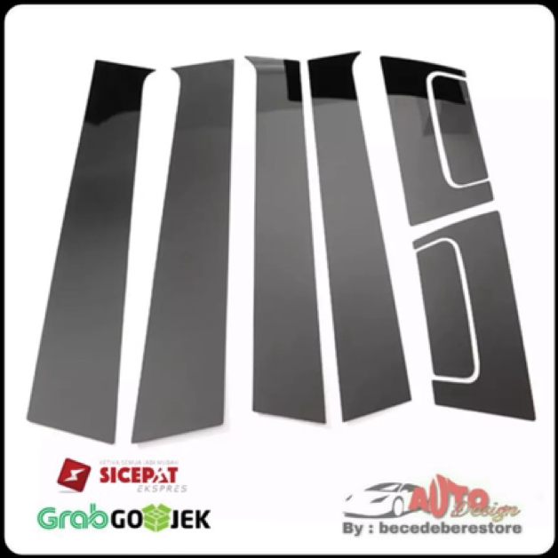 Baru.. Garnish Pilar Pintu Honda HRV Glossy Piano Black PVC Kualitas Terbaik 54