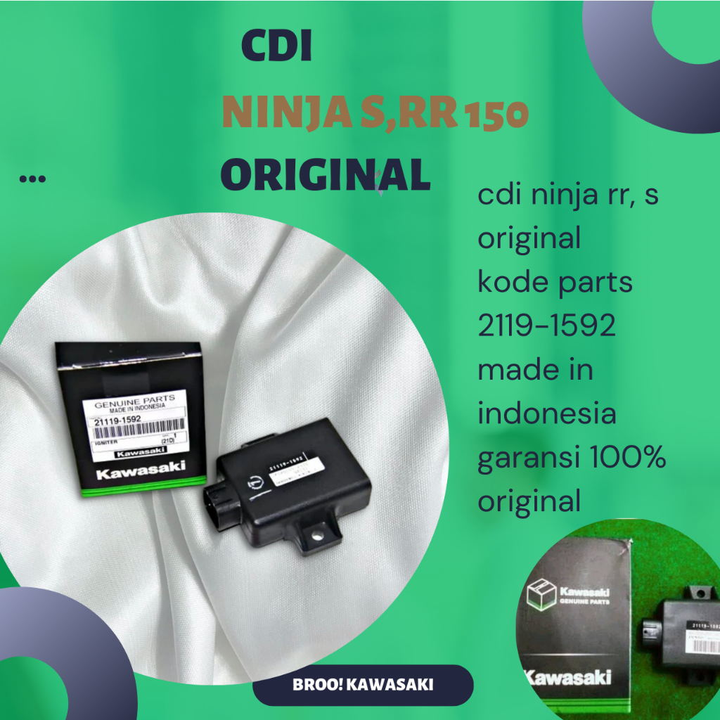 CDI NINJA 150/PENGAPIAN NINJA R/S/SS/CDI NINJA RR/CDI NINJA 2 TAK/CDI ORI NINJA R/CDI KAWASAKI NINJA