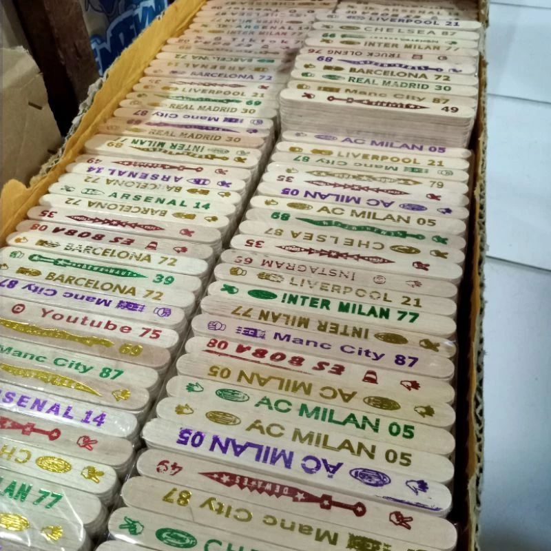 Stik es krim / Stik gebrak import isi -+500 pcs Mainan viral