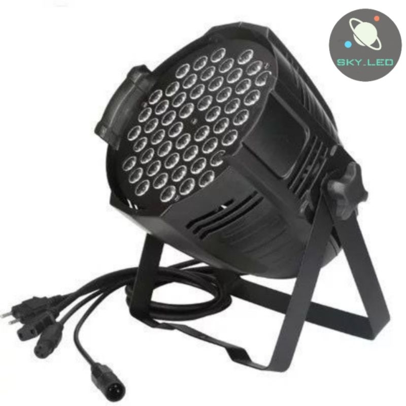 lampu panggung 54led Flat par light disco 54w /54led /lampu tembak dekorasi sorot  rgb