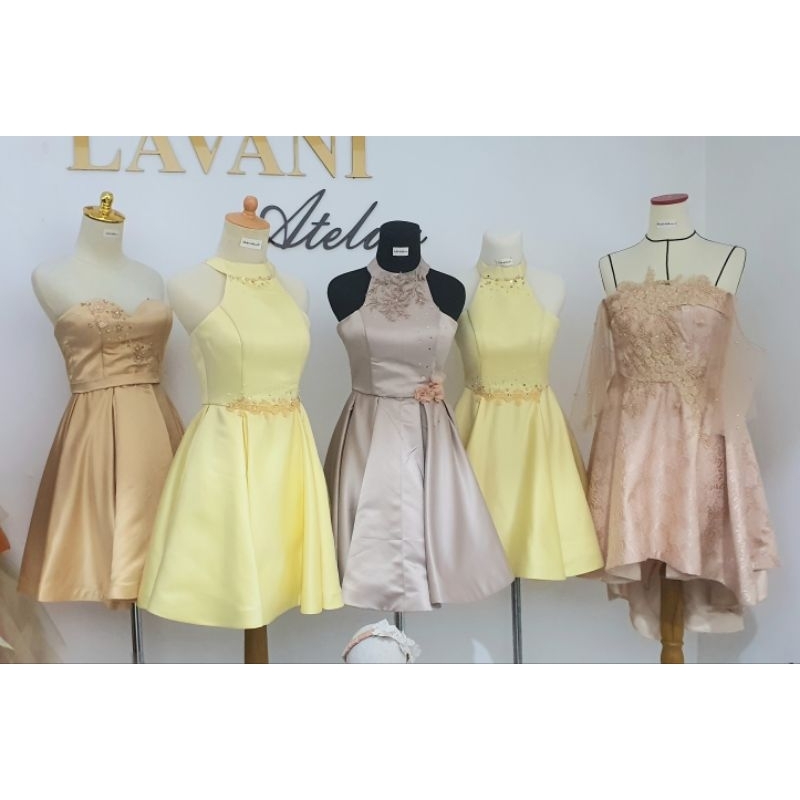 gaun pesta gold / gaun sister / gaun mama  by Lavani Atelier