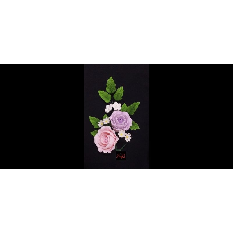 

(563/PRRK4)Gumpaste Flower Sugar Flower/Bunga Gumpaste Rose