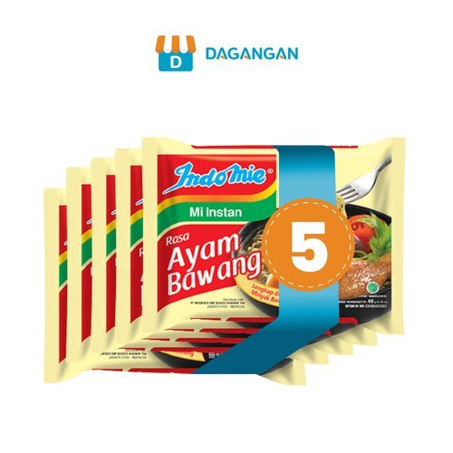 

Indomie Mi Instan Ayam Bawang 69 gr @ Pack / 5 pcs