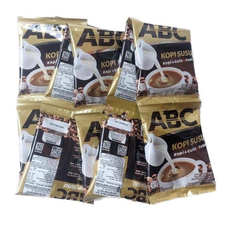 

Kopi ABC SUSU 1 renteng (isi 10 sashet)