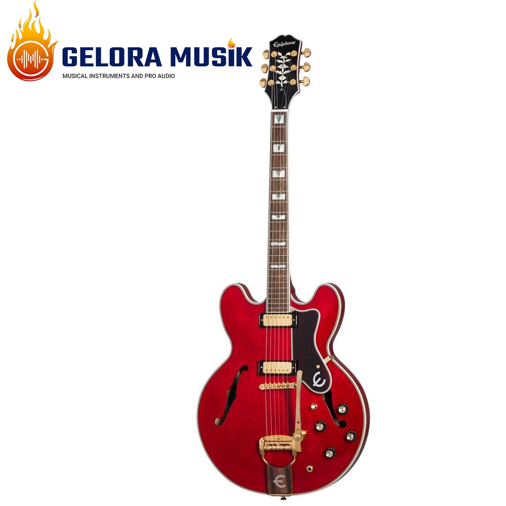 Gitar Elektrik Epiphone 150th Anniversary Sheraton w/Hard Case Cherry EOSHCHGH3