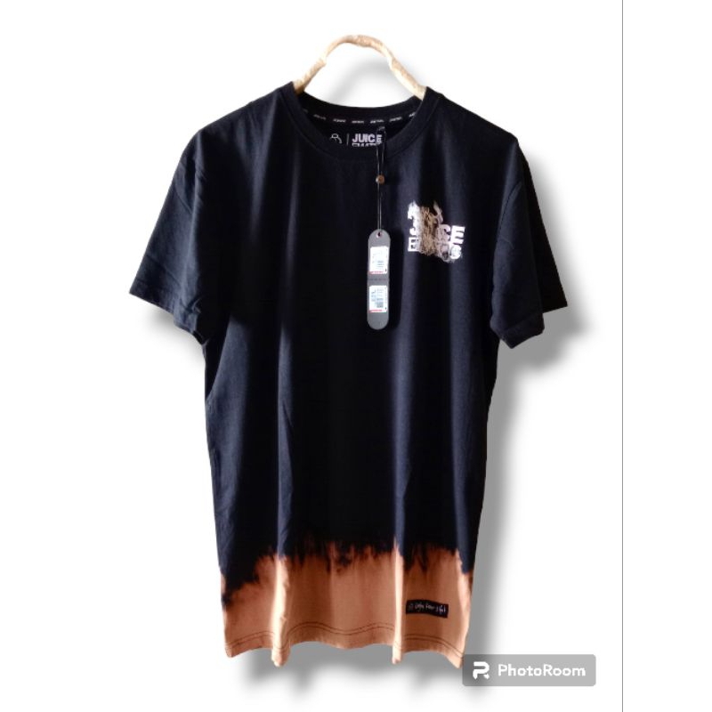 Kaos Juice Ematic Original Planet Surf Hitam Flames