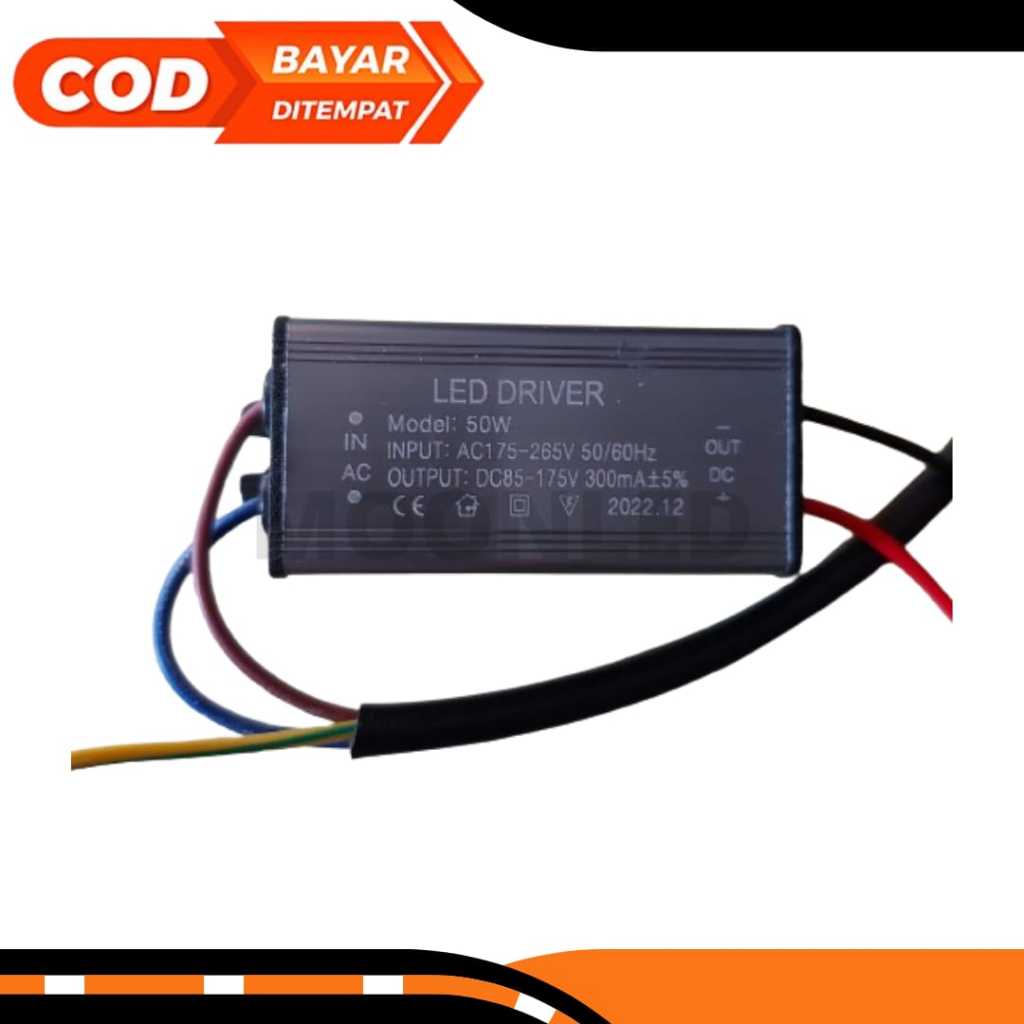 Trafo Led Driver Lampu Sorot 50W Lampu Jalan PJU 50W Trafo Led Lampu Sorot Jalan 50 Watt