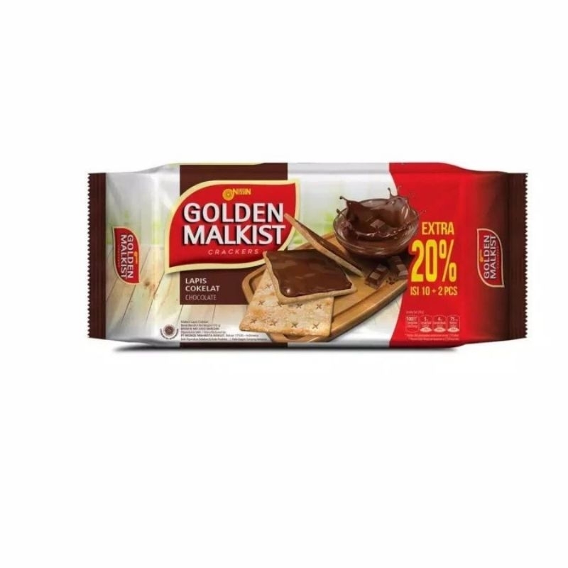 

Nissin Crackers Golden Malkist Coklat 120gr