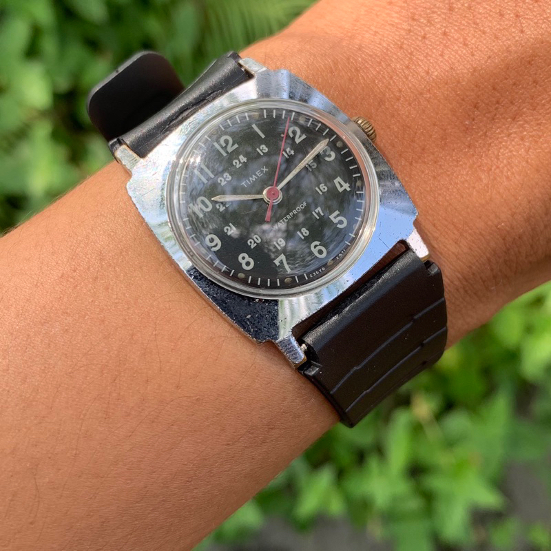 MURAH JAM TANGAN TIMEX MILITARY MARLIN MANUAL VINTAGE ORIGINAL