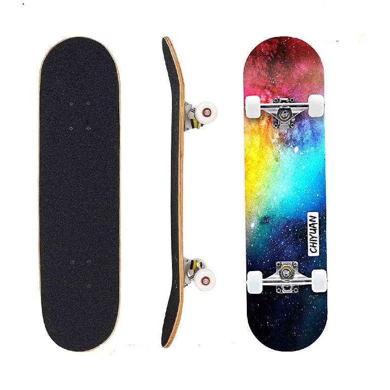 Skateboard Fullset Maple Printing Profesional 8.0 - Ukuran Dewasa