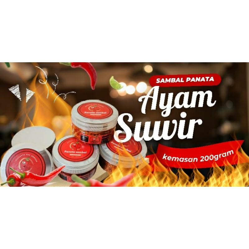 

PANATA SAMBAL - AYAM SUWIR / 200GRAM / PEDASNYA BUANGET
