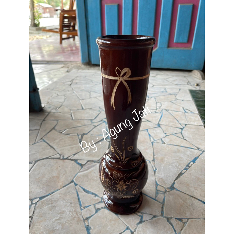 VAS BUNGA | VAS MEJA | POT BUNGA | VAS KAYU | VAS KAYU JATI