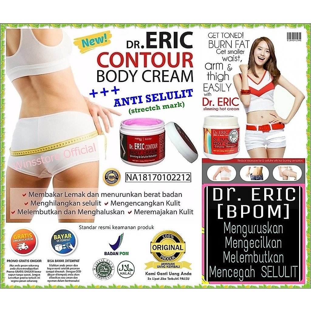 Slimming Hot Gel Cream Pelangsing Herbal Bodygoals Cream Pembakar Lemak Penurun Berat Badan Program 