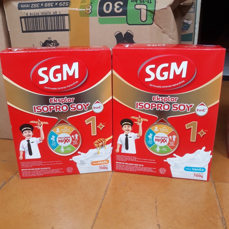 

SGM EKSPLOR ISOPRO SOY 1+ VANILA SUSU KEDELAI 700GR