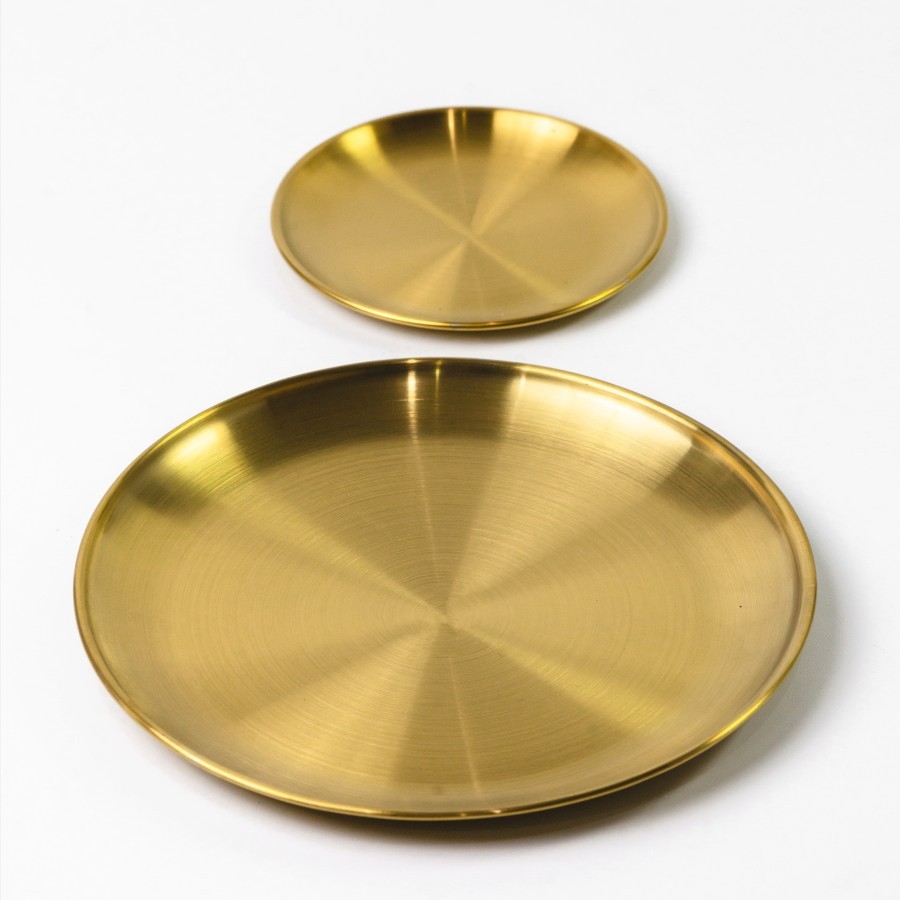 Piring Gold / Piring emas / Piring Korea Stainless Steel