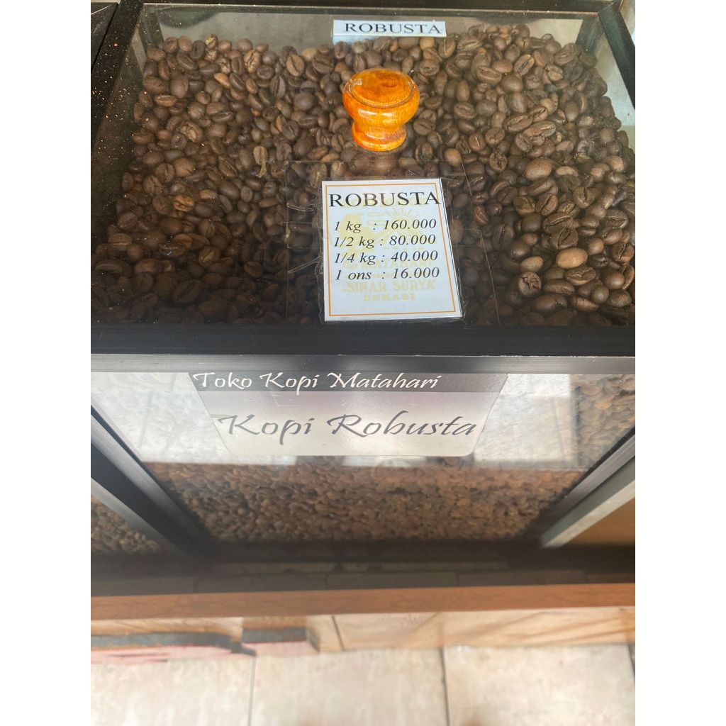 

Kopi Robusta Cap Matahari G3 1kg