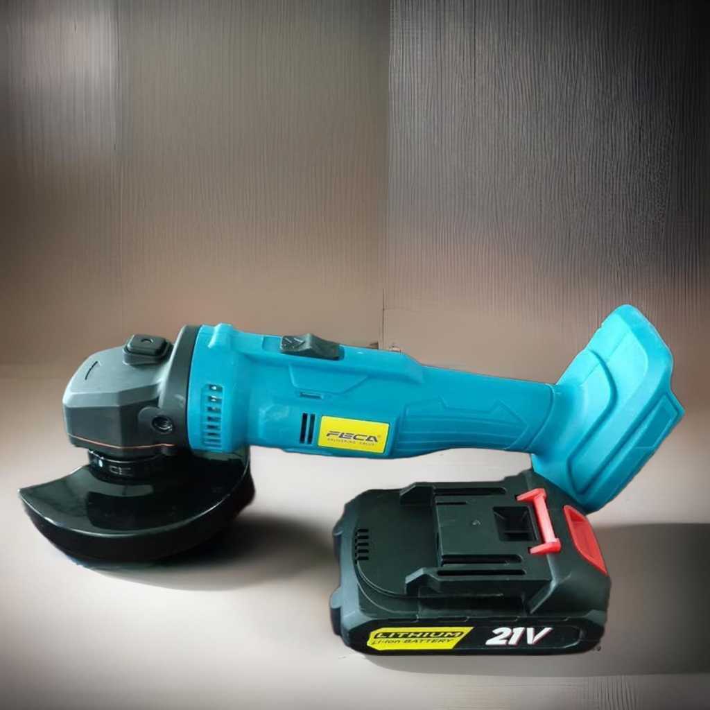 21V Brushless Gerinda Angle Grinder Cordless Mesin Gerinda Tangan 4 inch Elektrik Gerinda Baterai Portable Alat Pemotong Alat Listrik