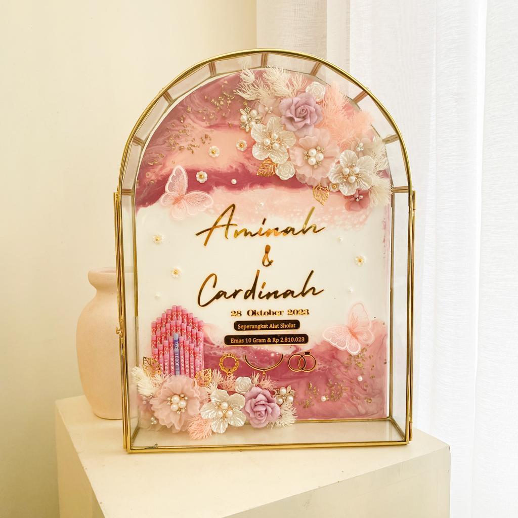 Mahar Resin Terarium Mahar Pernikahan