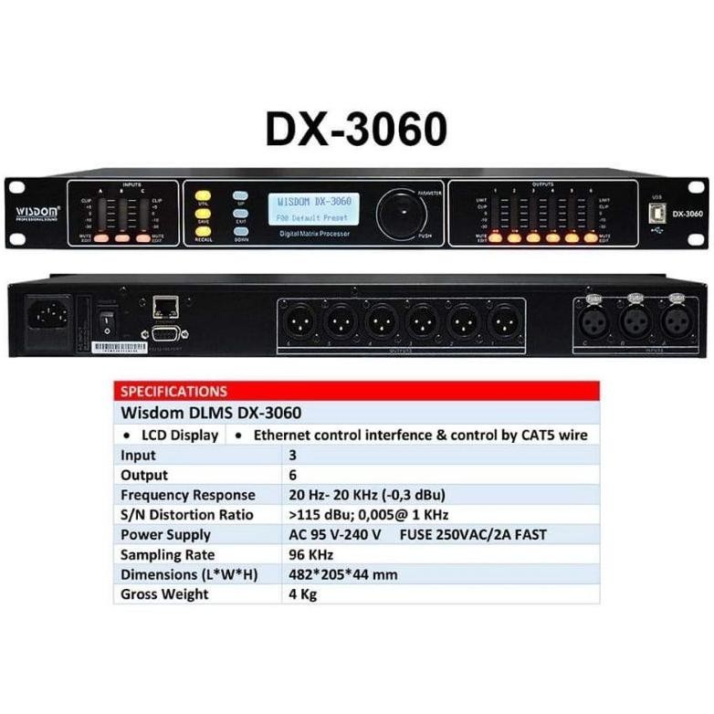 SPEAKER MANAGEMENT WISDOM DX3060 DLMS WISDOM DX 3060 ORIGINAL