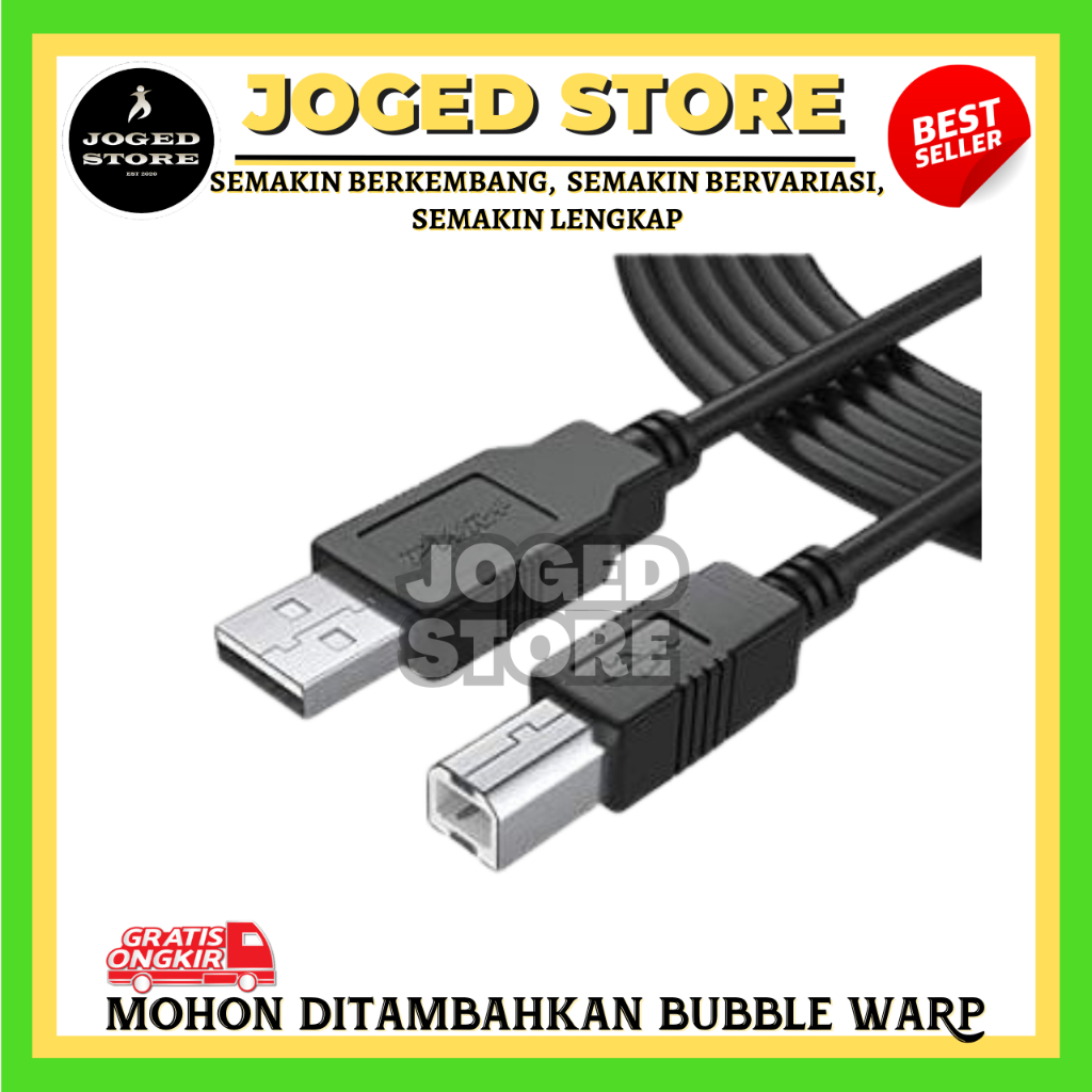KABEL USB 2.0 TO PRINTER | USB PRINTER CANON | KABEL USB EPSON | KABEL PRINTER