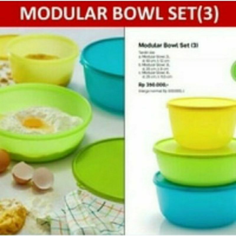 modular bowl(3) tupperware