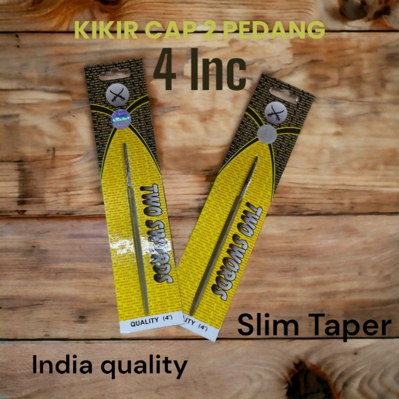 KIKIR GERGAJI CAP 2 PEDANG SLIM TAPER 4INC