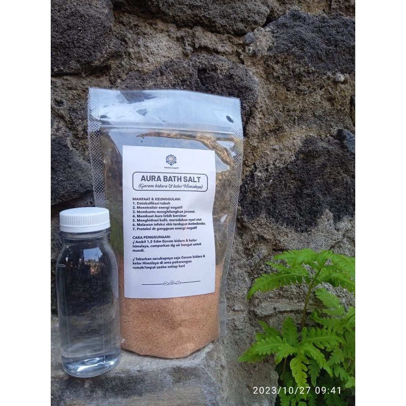 

Garam Aura/ Aura Bath Salt : Bidara, Kelor & Himalayan salt