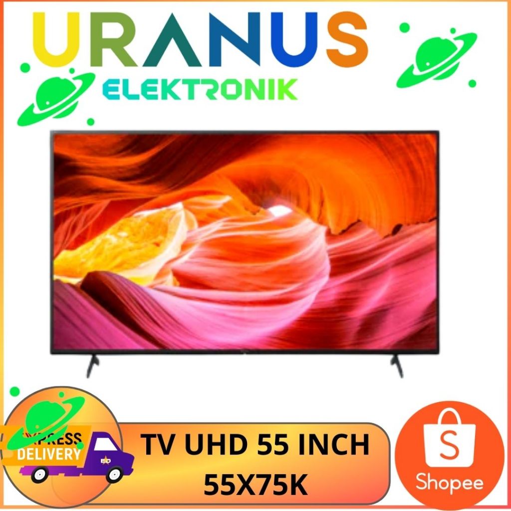 SONY KD-55X75K SMART TV 55INCH TV LED 4K UHD ANDROID TV CLEAR PHASE