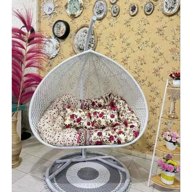 Ayunan Gantung Jumbo Rotan Sintetis