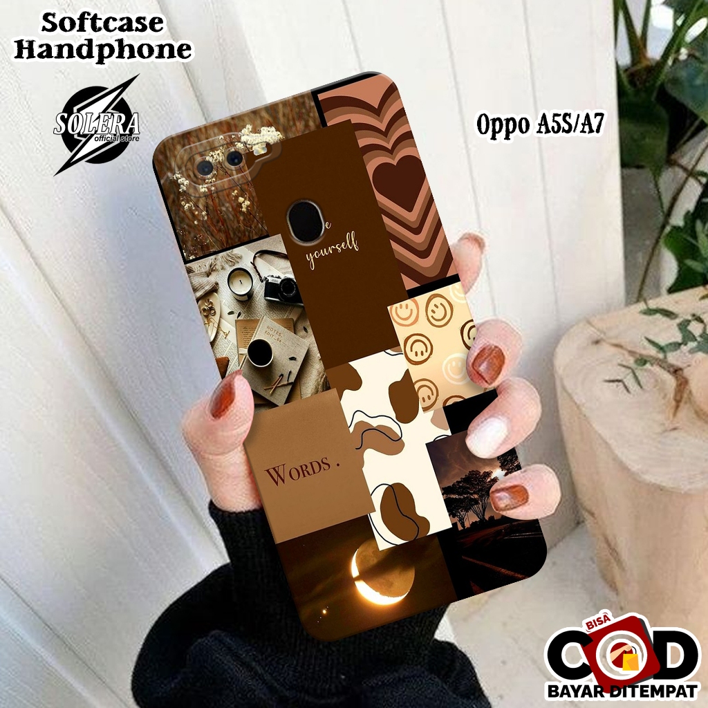 Case Oppo A5s A12 A11k A7 F9 Softcase Oppo A5s A12 A11k A7 F9 Silikon Pro Camera Fashion Case Aesthe