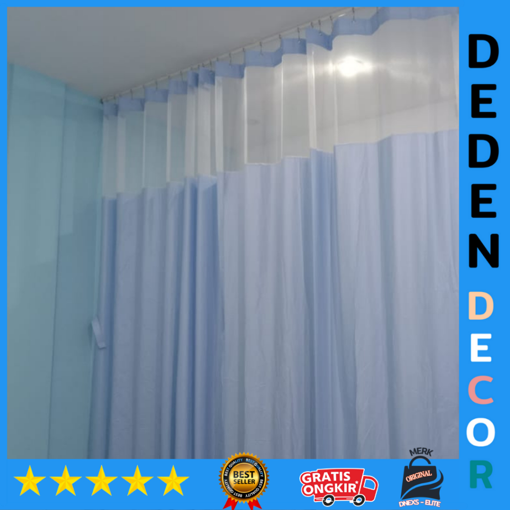 Link pesanan - tirai rumah sakit/klinik/puskesmas full pvc anti bakteri