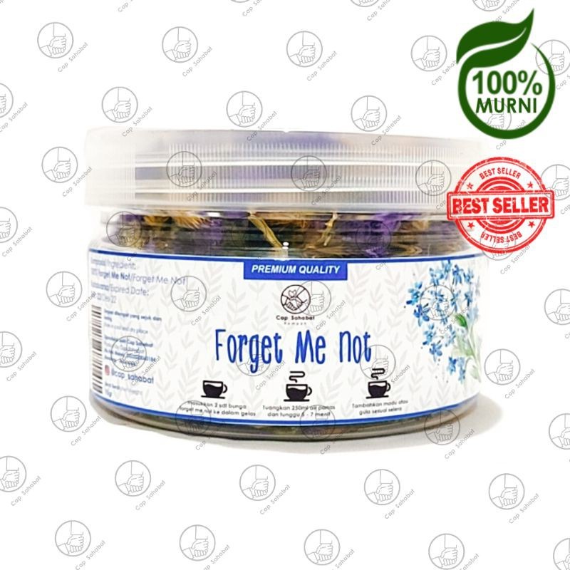 

Teh Forget Me Not / Tisane / Artisan Tea / Flower Tea / Teh Bunga / Tea Blend 100% PREMIUM QUALITY