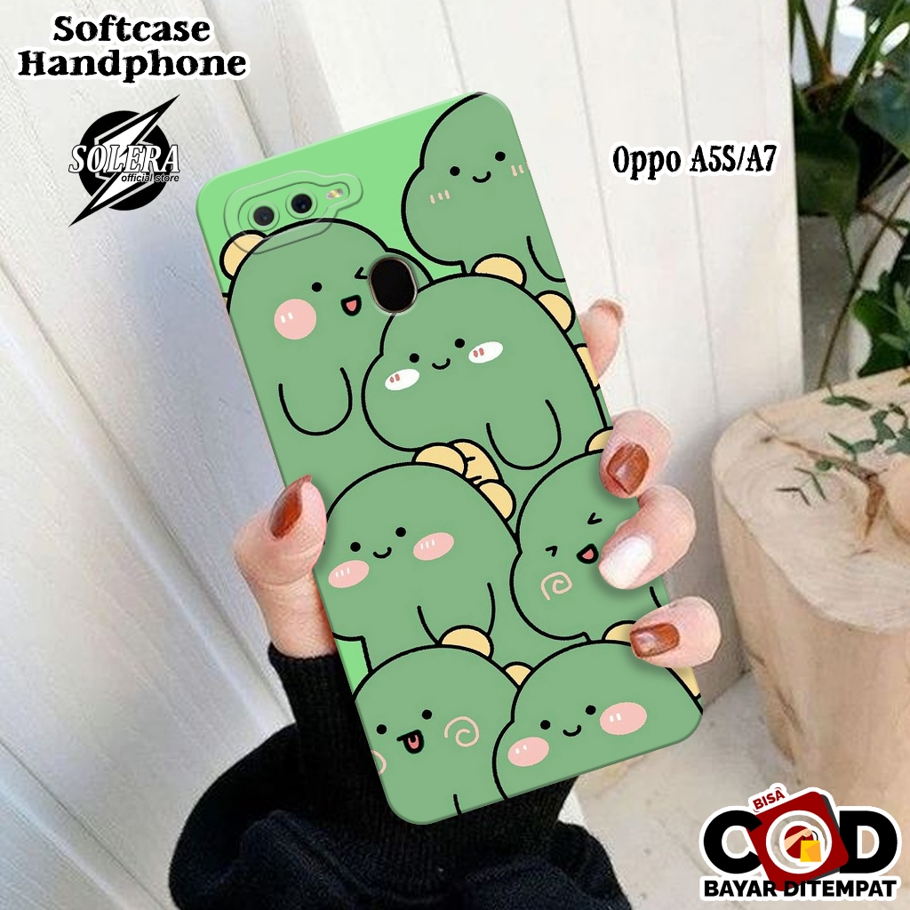 Case Oppo A5s A12 A11k A7 F9 Softcase Oppo A5s A12 A11k A7 F9 Silikon Pro Camera Fashion Case Kartun