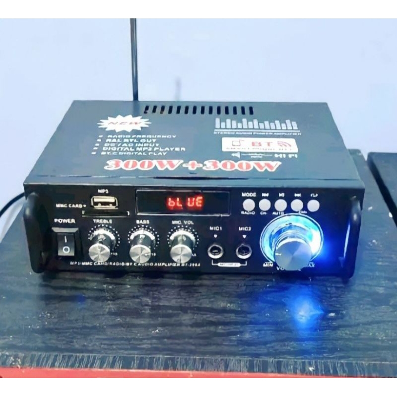 POWER AMPLIFIER BLUETOOTH, FM RADIO, KARAOKE 600W